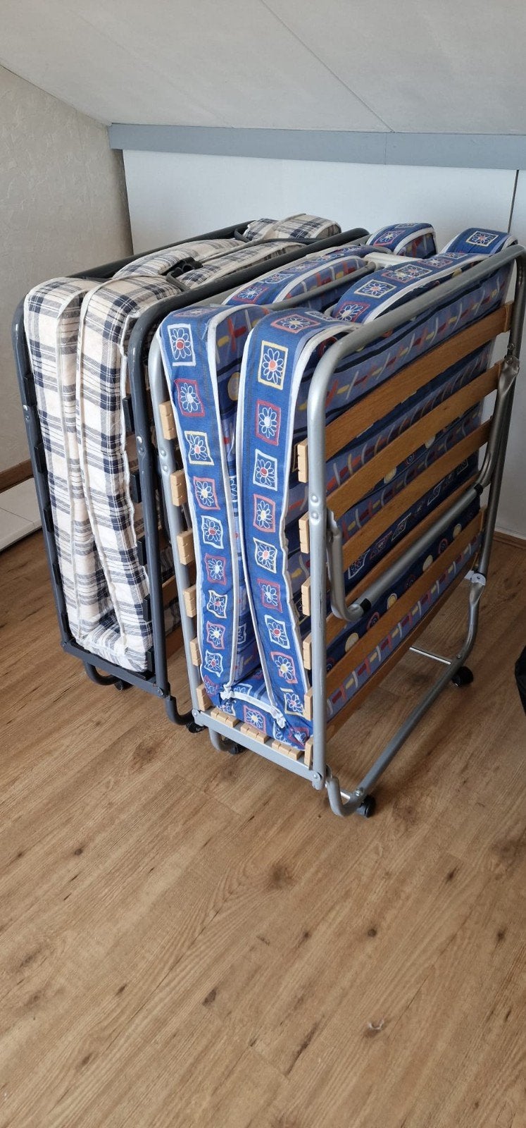 bedden opvouwbaar, Ophalen, Eenpersoons, Hout, 90 cm