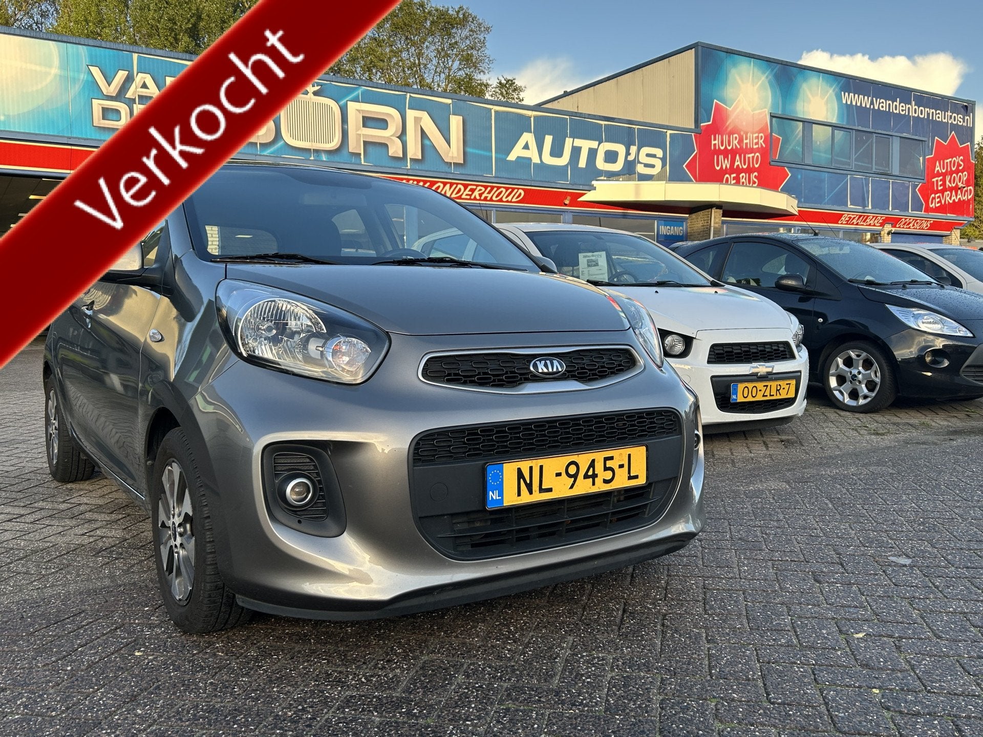 Kia Picanto 1.0 CVVT EconomyPlusLine Navi A-Camera 6 mnd Gar, Auto's, Voorwielaandrijving, Stof, Gebruikt, Euro 6