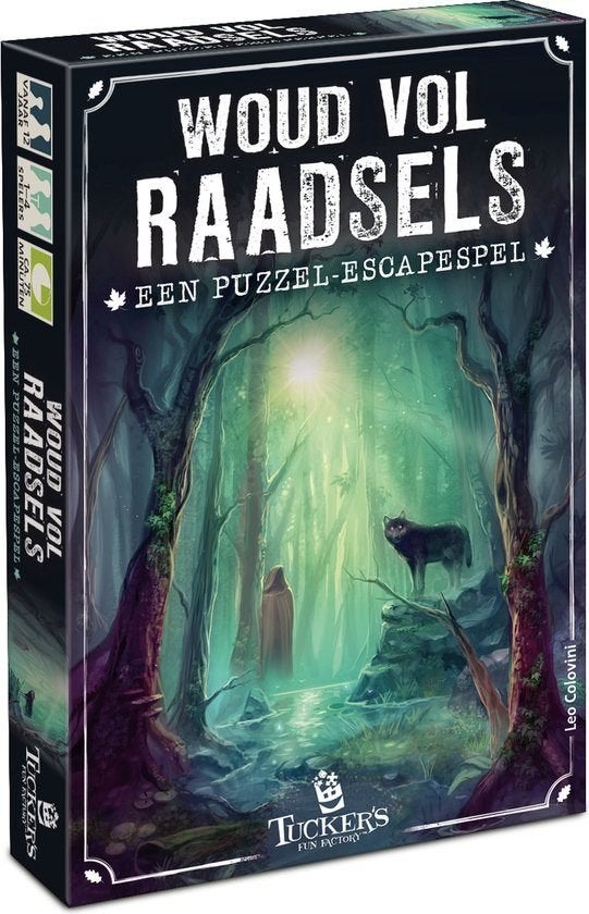 Woud vol Raadsels, Vijf spelers of meer, Ophalen of Verzenden, Zo goed als nieuw, Tucker's Fun Factory