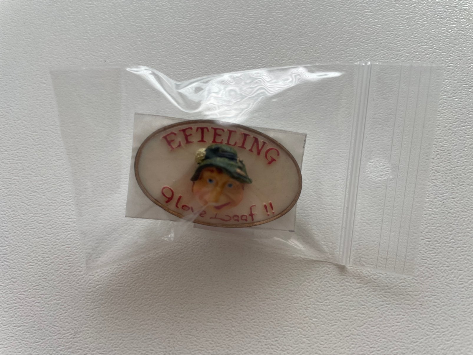 Efteling pin Laaf 3d 3, Verzamelen, Efteling, Ophalen of Verzenden, Nieuw, Button of Speldje