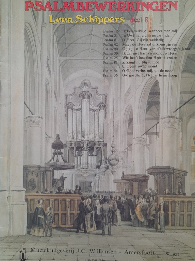 Psalmbewerkingen deel 8 - Leen Schippers, Orgel, Klassiek, Les of Cursus, Ophalen of Verzenden