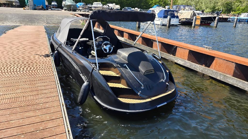 Snel varende Oudhuijzer 570 yamaha f60fet 60pk, Watersport en Boten, Sloepen, Ophalen, Gebruikt, Snelvarend, 3 tot 6 meter