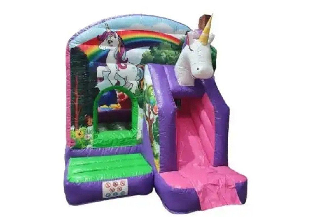 TE HUUR Springkussen Kleine Eenhoorn vanaf 79,99, Hobby en Vrije tijd, Ophalen, Zo goed als nieuw