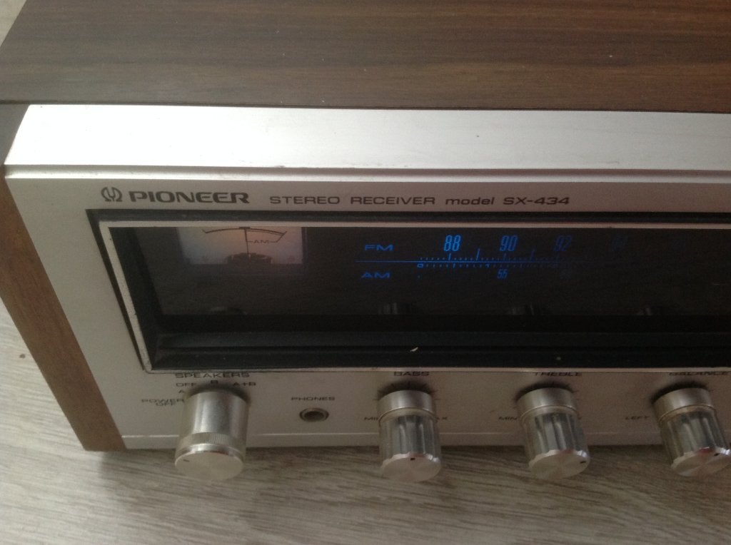 Pioneer SX-434 AM/FM Receiver,,,Akai AA-1015 AM/FM  Receiver, Ophalen of Verzenden, Zo goed als nieuw, Pioneer, Minder dan 60 watt