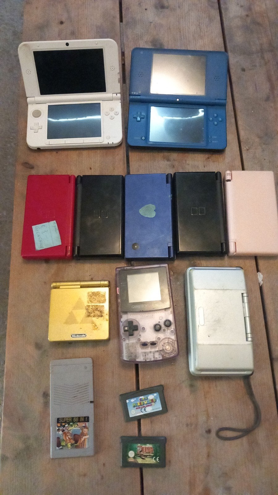 Diverse Nintendo handhelds en games (Game Boy, DS, 3DS), Spelcomputers en Games, Spelcomputers | Nintendo Game Boy, Ophalen of Verzenden