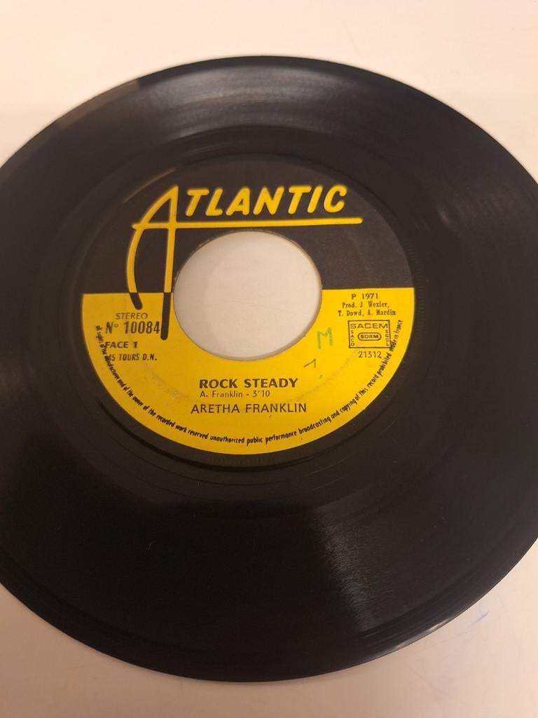 Aretha Franklin - Rock Steady, 1971., Cd's en Dvd's, Vinyl | R&B en Soul, Verzenden, 1970 - 1979, 7 inch