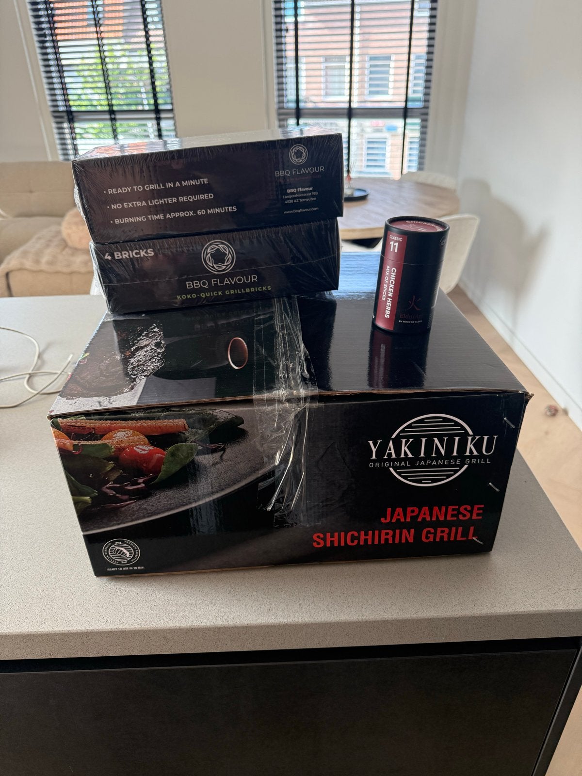 Yakiniku Shichirin Grill(gloednieuw) met toebehoren, Ophalen, Nieuw