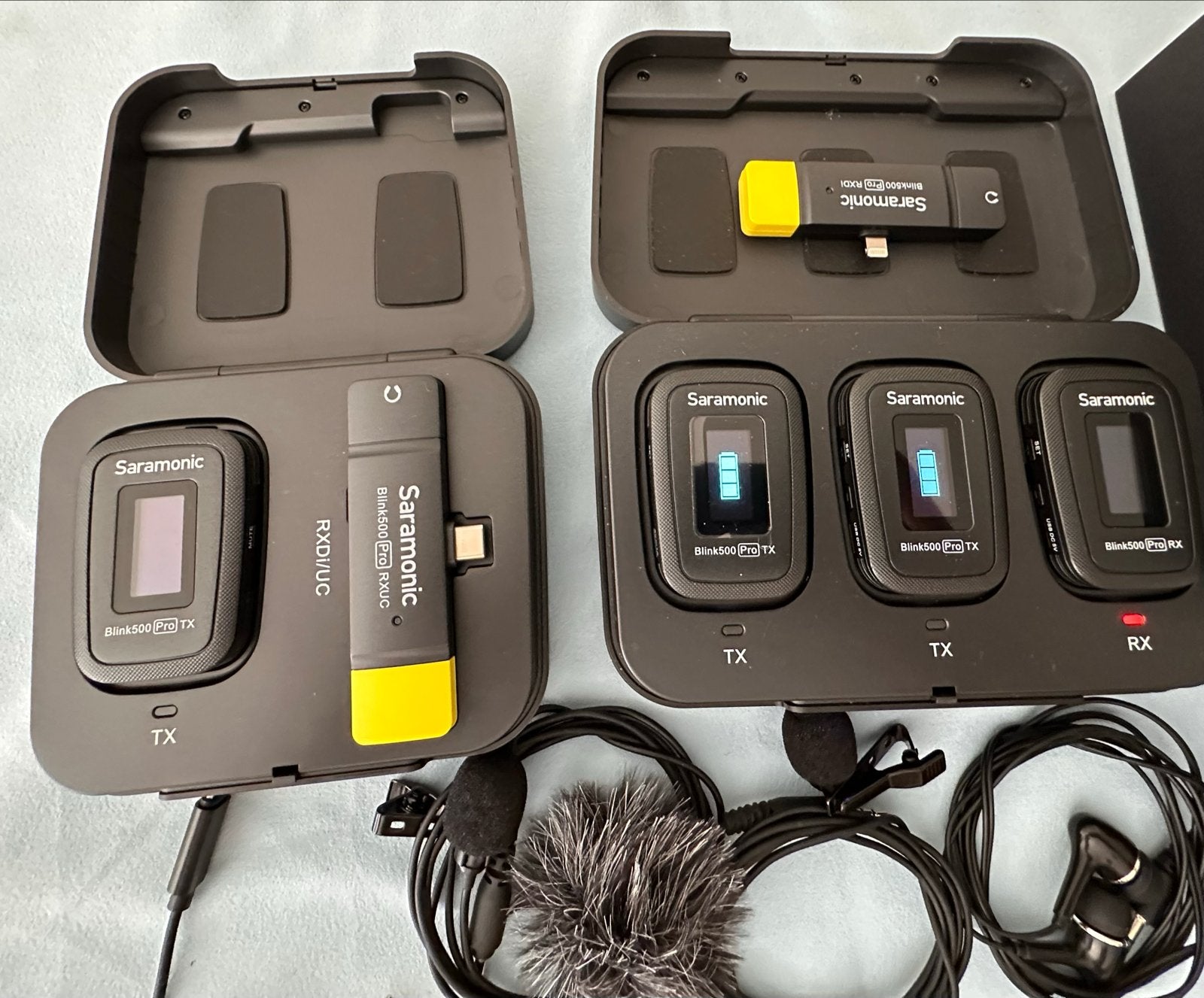 Saramonic Blink 500 ProX B2 Draadloos Microfoonsysteem, Ophalen of Verzenden, Zo goed als nieuw, Audio