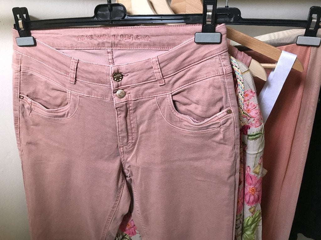 Para Mi roze cropped jeans, Para Mi, Overige kleuren, Verzenden, Zo goed als nieuw