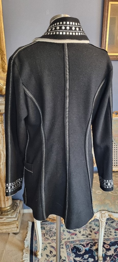 dames winterjas  zwart wol Sabine Sommeregger, Kleding | Dames, Maat 38/40 (M), Sabine Sommeregger, Zwart, Nieuw