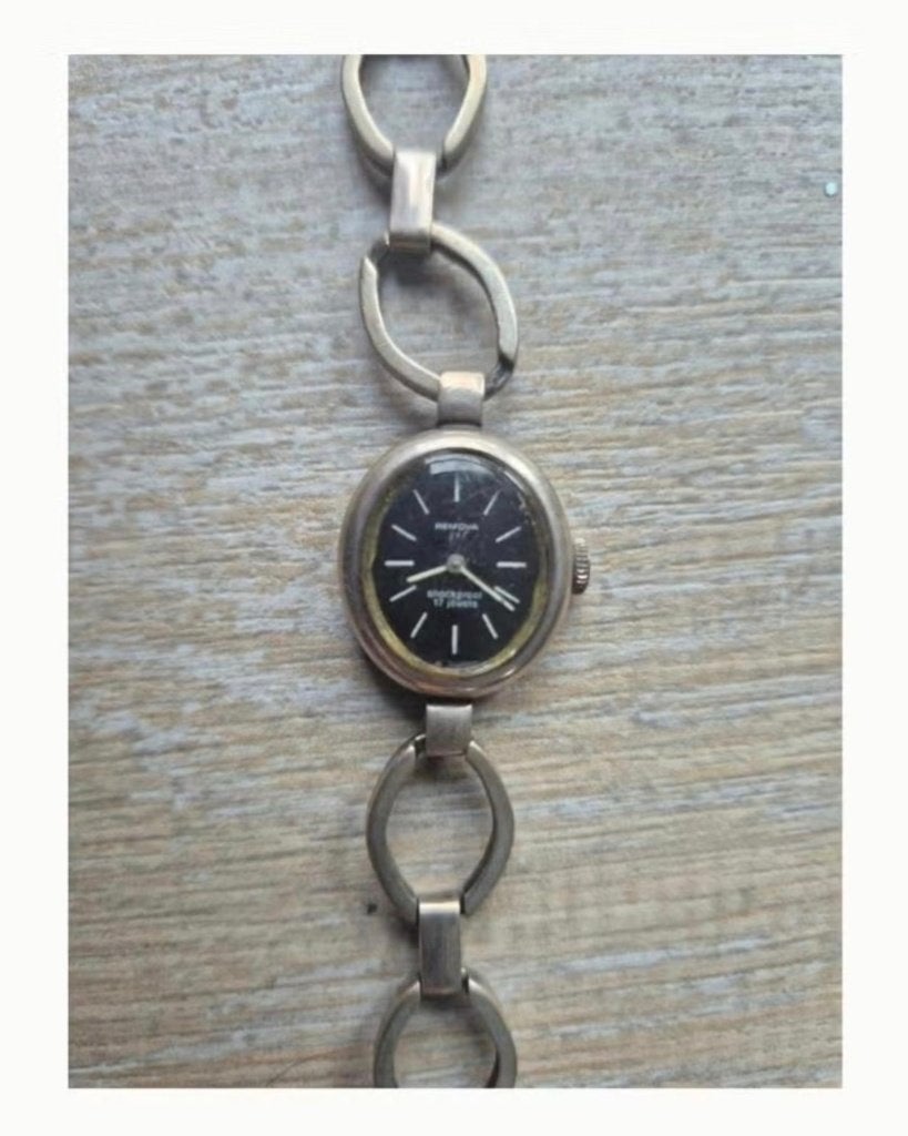 Antiek 835 Zilveren Horloge Renova – 17 Jewels, Werkend, Overige merken, Polshorloge, Zilver, 1960 of later