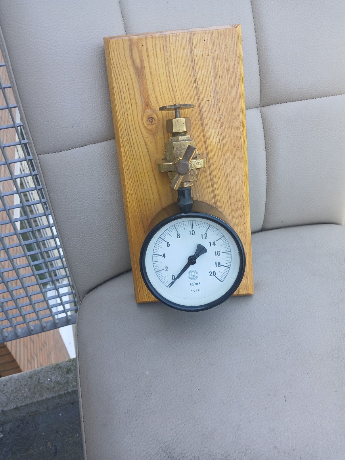 Manometer nv observator rotterdam kg/cm nr 527734, Ophalen of Verzenden