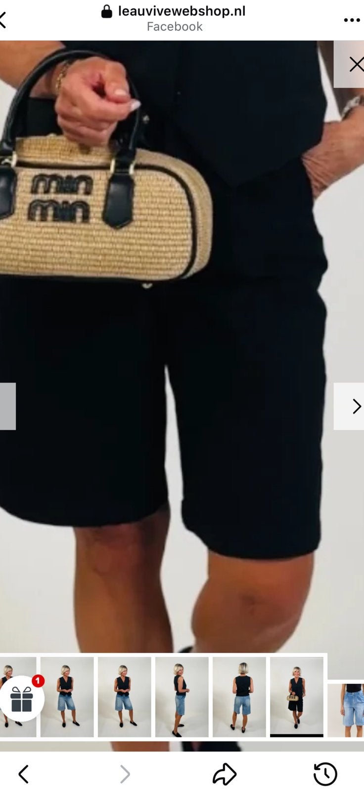 Nieuwe Jewelly Bermuda/short - Maat M, Kleding | Dames, Broeken en Pantalons, Maat 38/40 (M), Kort, Zwart, Nieuw