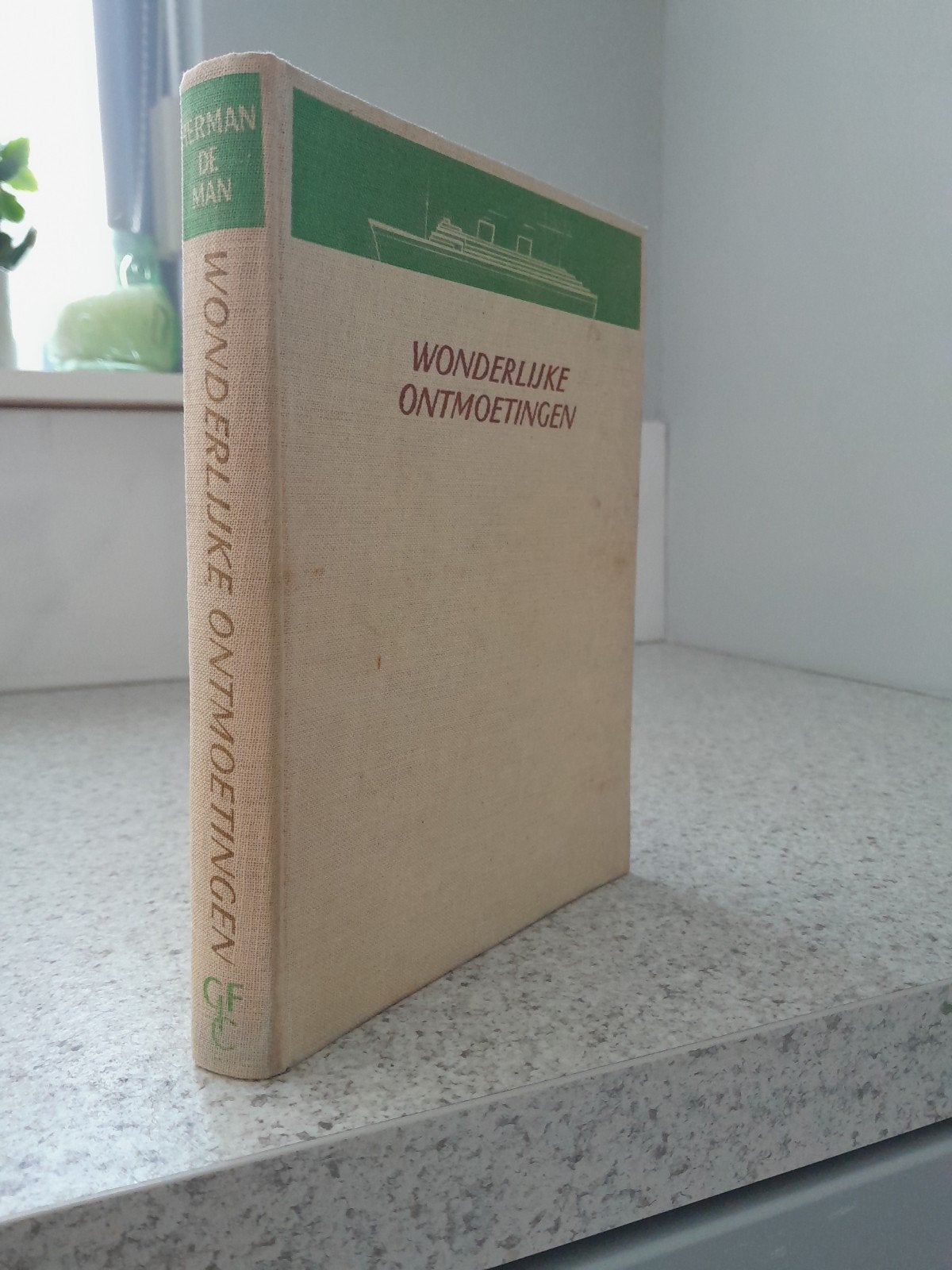 Oude uitgave van Wonderlijke ontmoetingen., Ophalen of Verzenden, Tweede Wereldoorlog, Gelezen, Herman de Man.