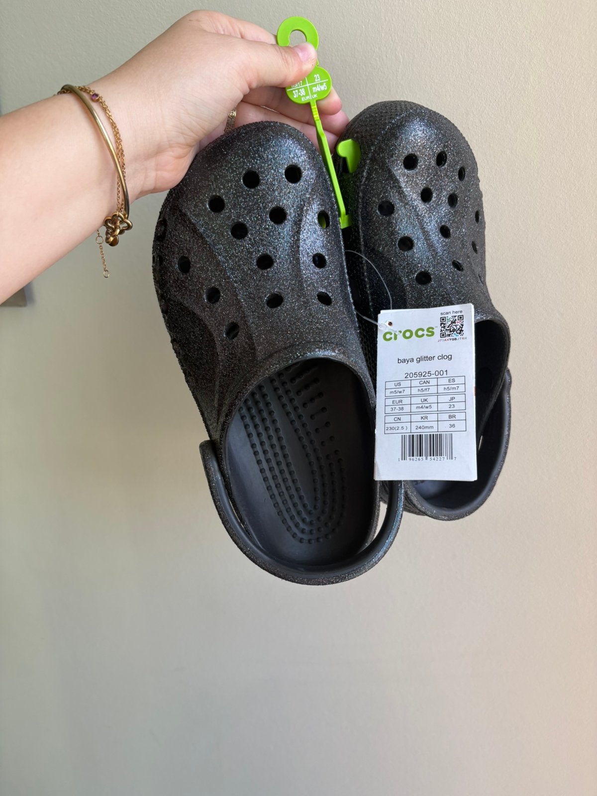 Crocs Nieuw 37/38 origineel, Ophalen of Verzenden, Nieuw, Zwart