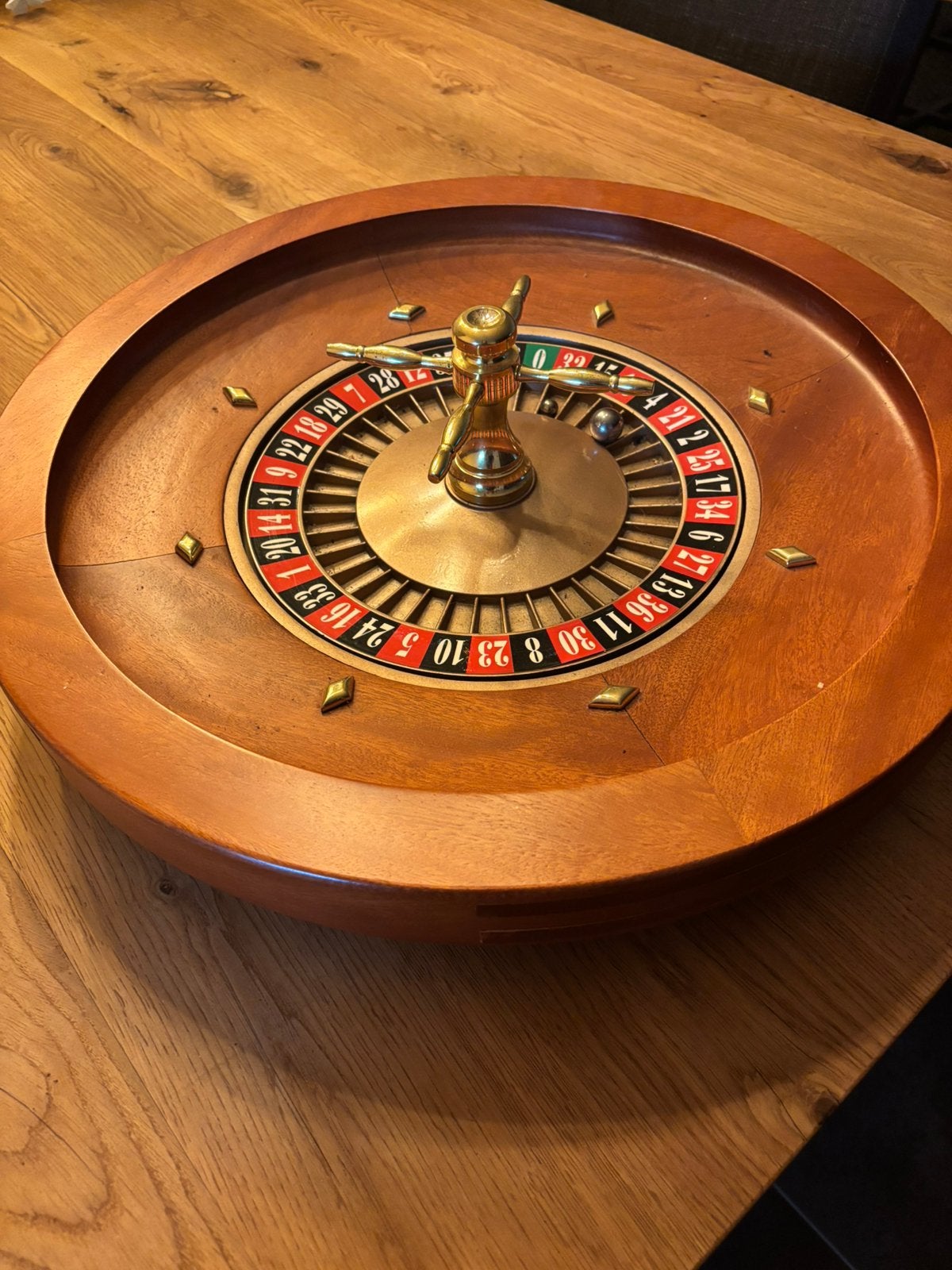 Roulette wiel, Ophalen, Zo goed als nieuw
