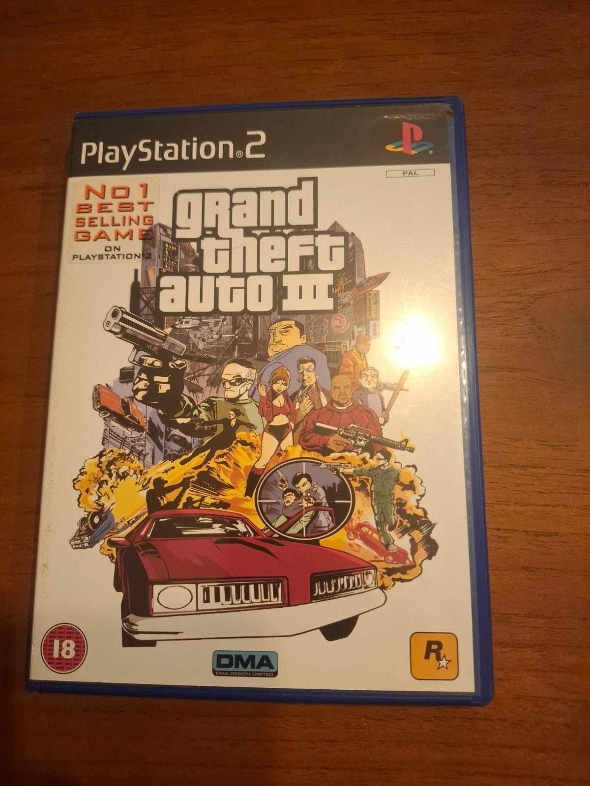 Grand Theft Auto III (GTA 3) PS2 - Klassieke Actiegame, Avontuur en Actie, Gebruikt, Vanaf 18 jaar, 1 speler
