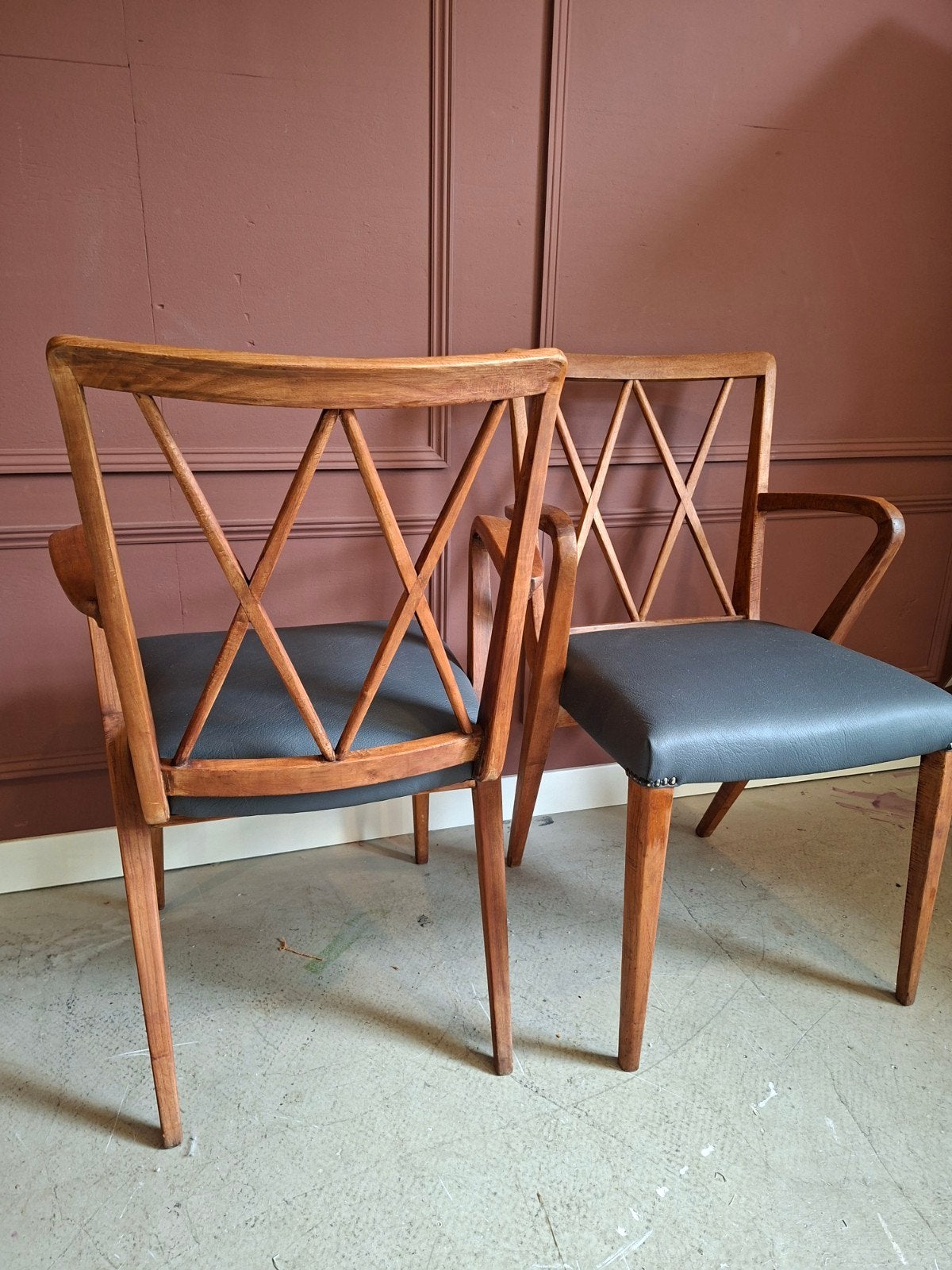 Vintage Eetkamerstoelen, Ophalen of Verzenden