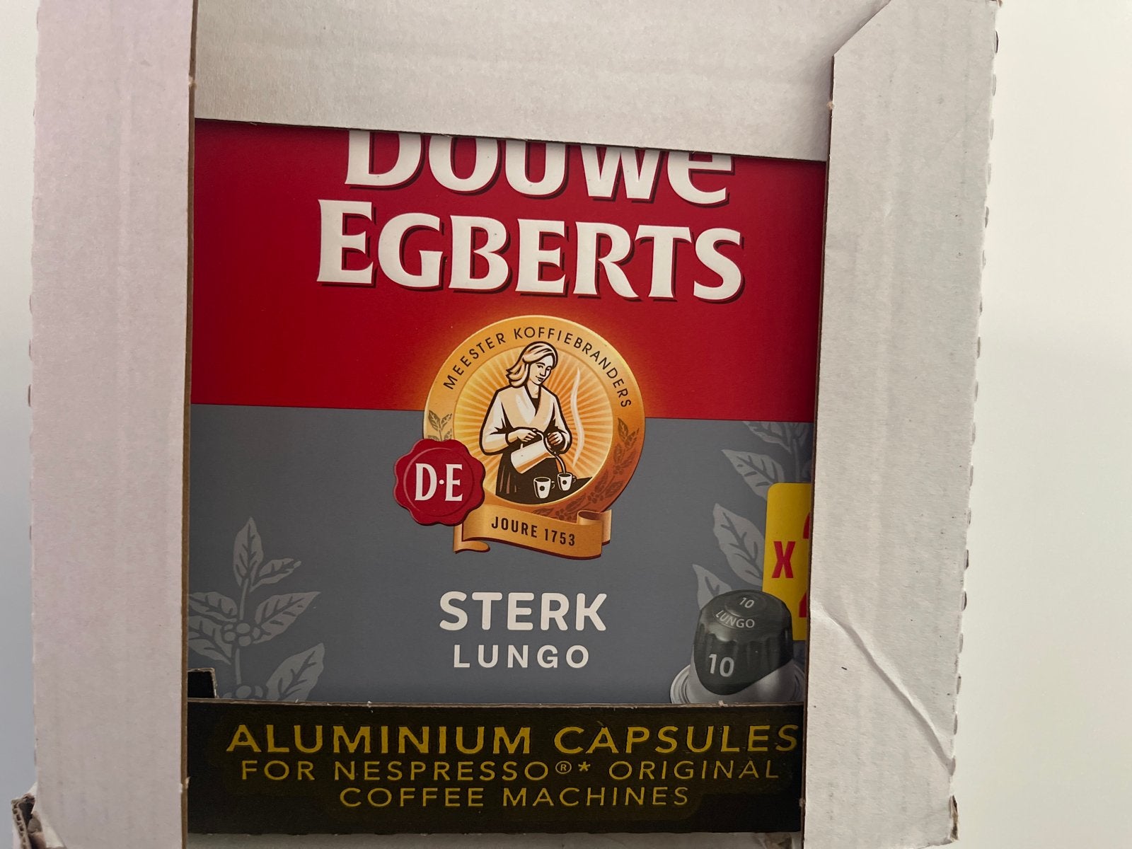 Douwe Egberts Sterk Lungo Nespresso compatibele capsules