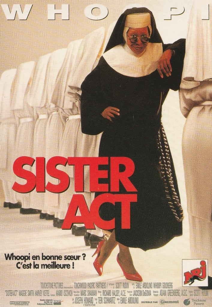 Kaart "Sister Act" - Whoopi Goldberg, Verzamelen, Verzenden, 1980 tot heden, Ongelopen, Sterren en Beroemdheden