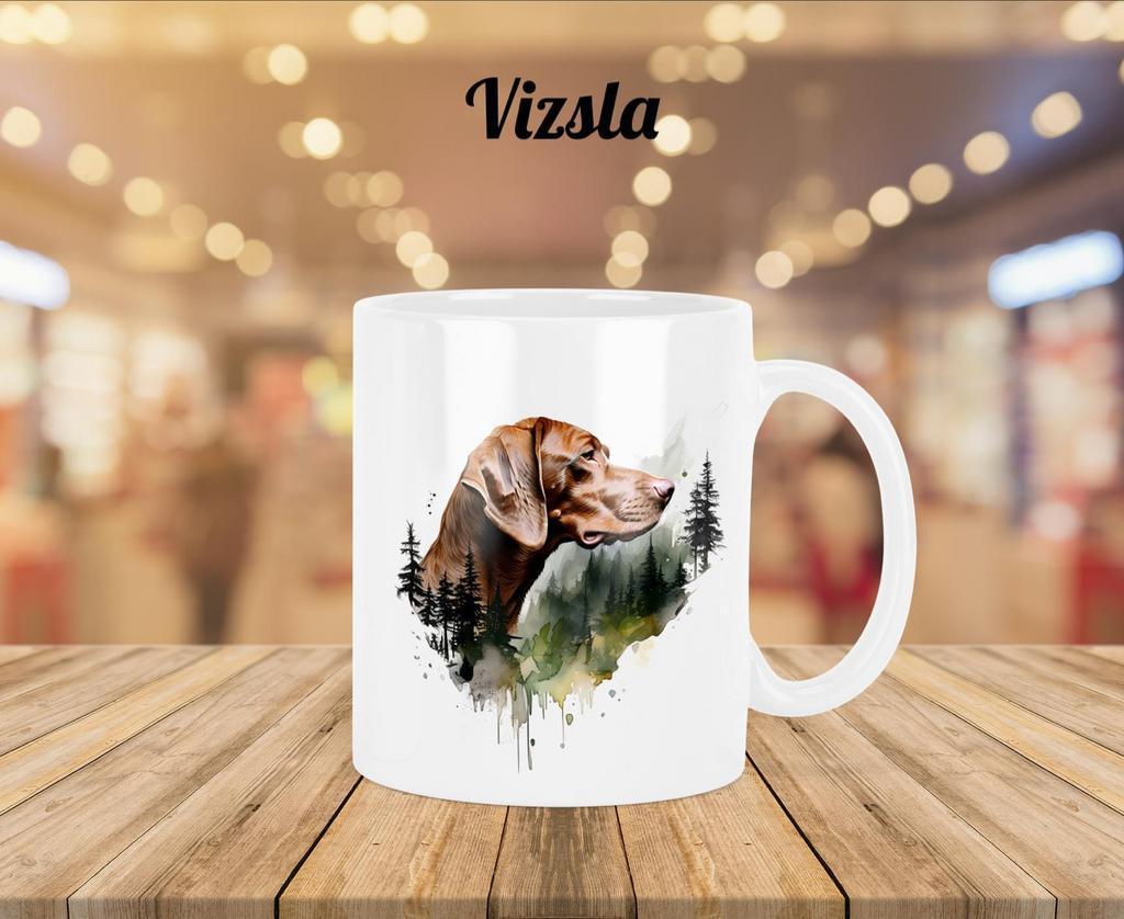 Vizsla profiel mok, Verzenden, Nieuw, Overige stijlen, Kop(pen) en/of Schotel(s)