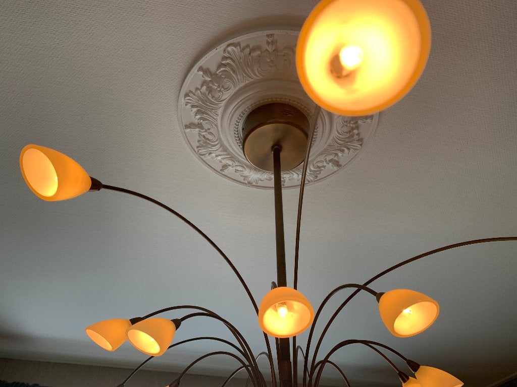 hanglamp moderne plafondtafellamp (2st), Ophalen, Zo goed als nieuw, G4
