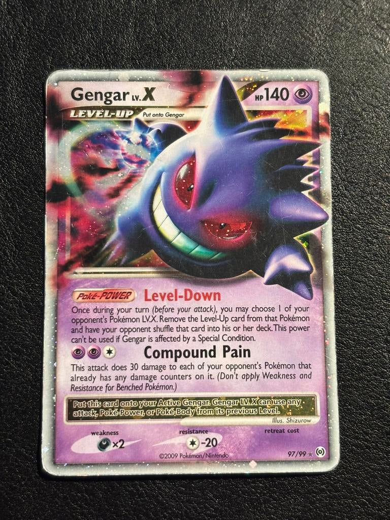 Gengar LV.X - Arceus 97/99 (LP), Ophalen of Verzenden, Zo goed als nieuw