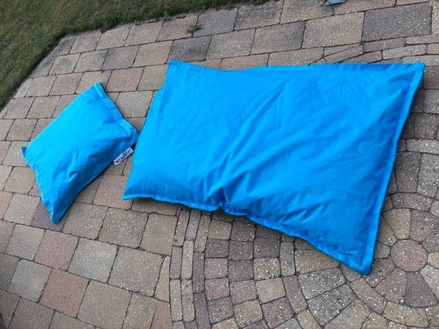 Zitzak blauw (Sit & Joy), Ophalen, Gebruikt, Blauw, Textiel