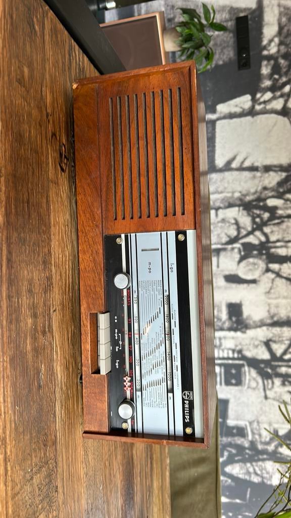 Retro philips mono Radio in topstaat, Audio, Tv en Foto, Radio's, Ophalen of Verzenden, Gebruikt, Radio