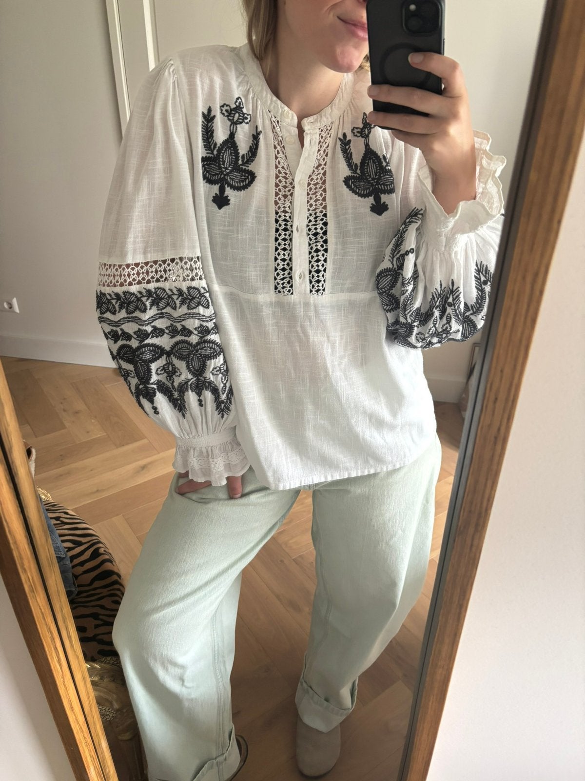 Eksept x by Lonneke Nooteboom Blouse, Verzenden, Zo goed als nieuw, Maat 38/40 (M)