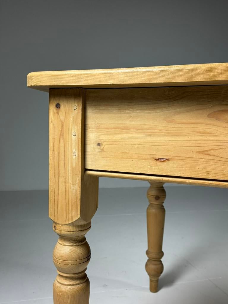 Grenen eettafel werktafel landelijk, Ophalen