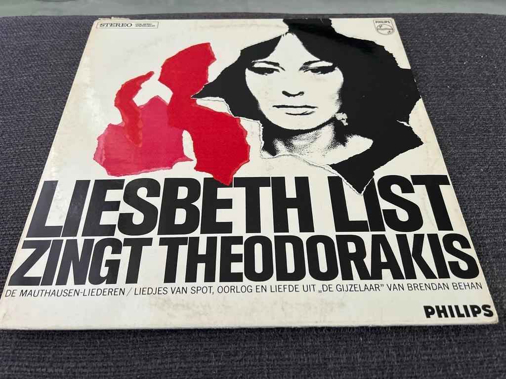 Elpee Liesbeth List zingt Theodorakis, Ophalen of Verzenden