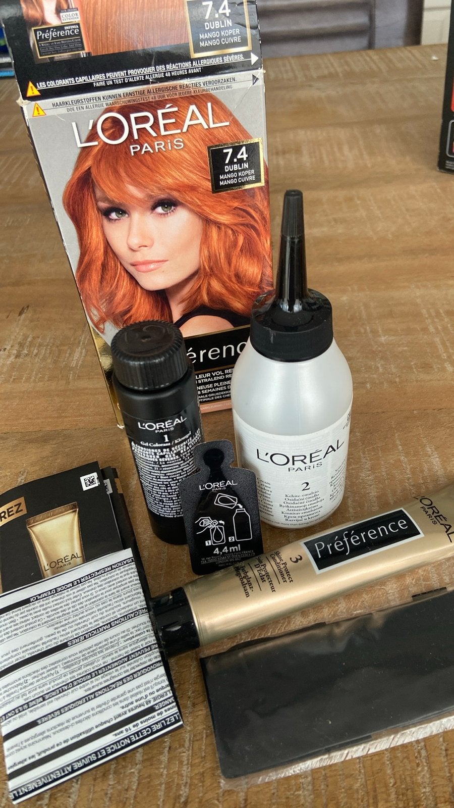 L'Oréal Préférence Haarverf 7.4 Dublin Mango Koper, Ophalen of Verzenden, Nieuw, Overige typen