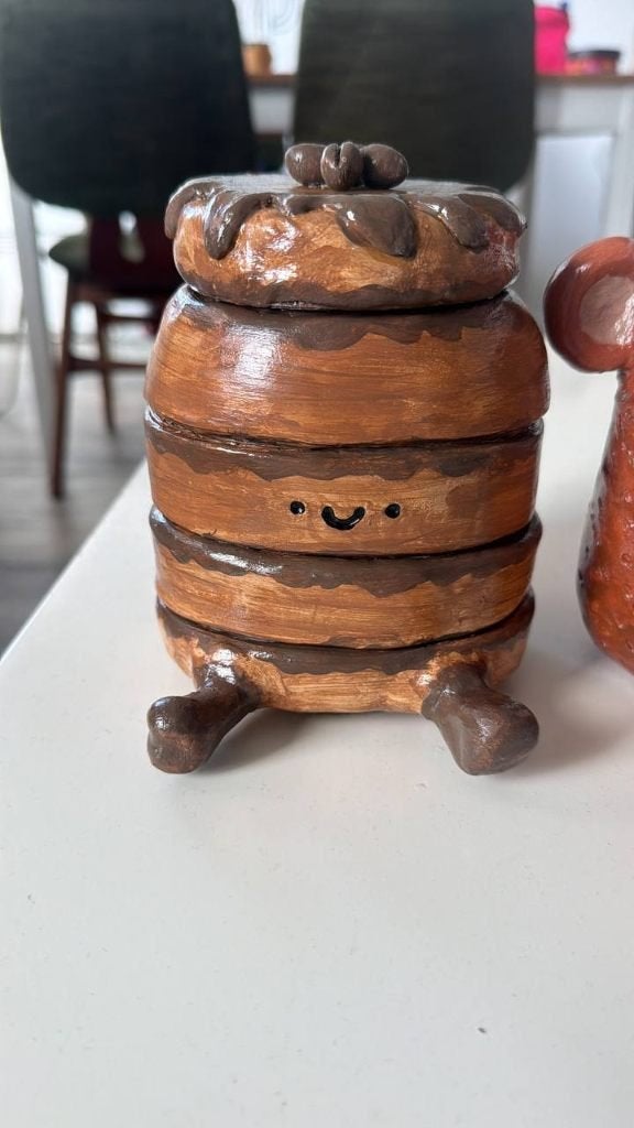 Handmade Cookie Jar, Ophalen of Verzenden, Nieuw, Glas, Overige stijlen
