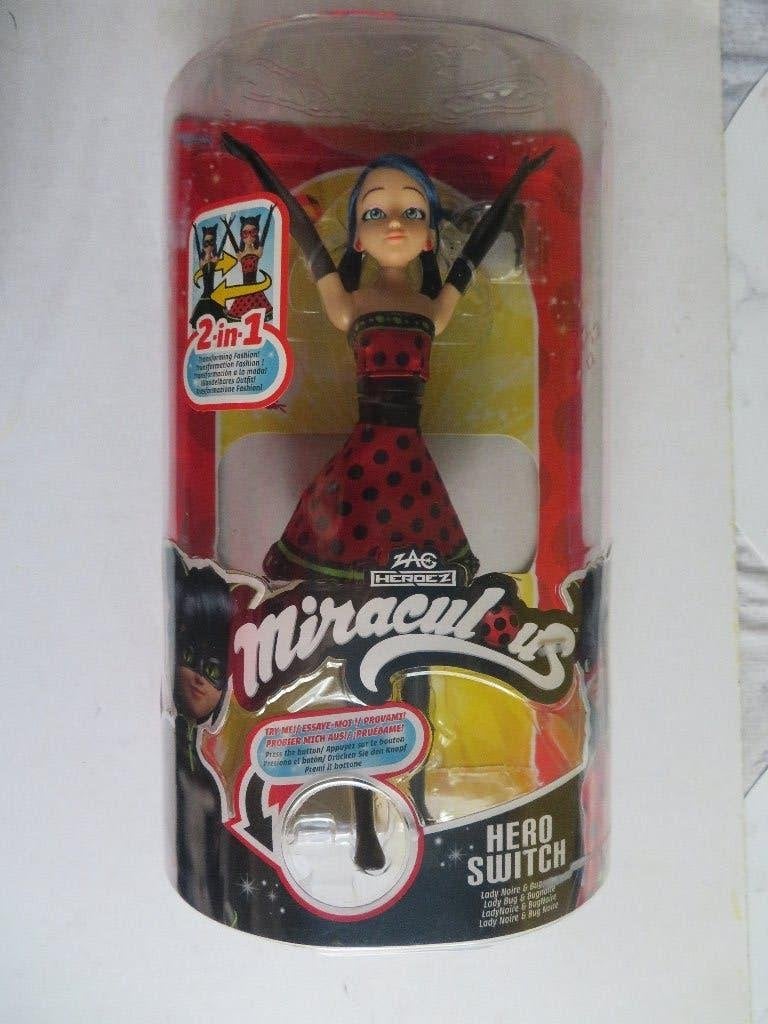 MIRACULOUS -- HERO SWITCH --LADY NOIRE & BUGNOLRE, Ophalen of Verzenden, Nieuw, Barbie