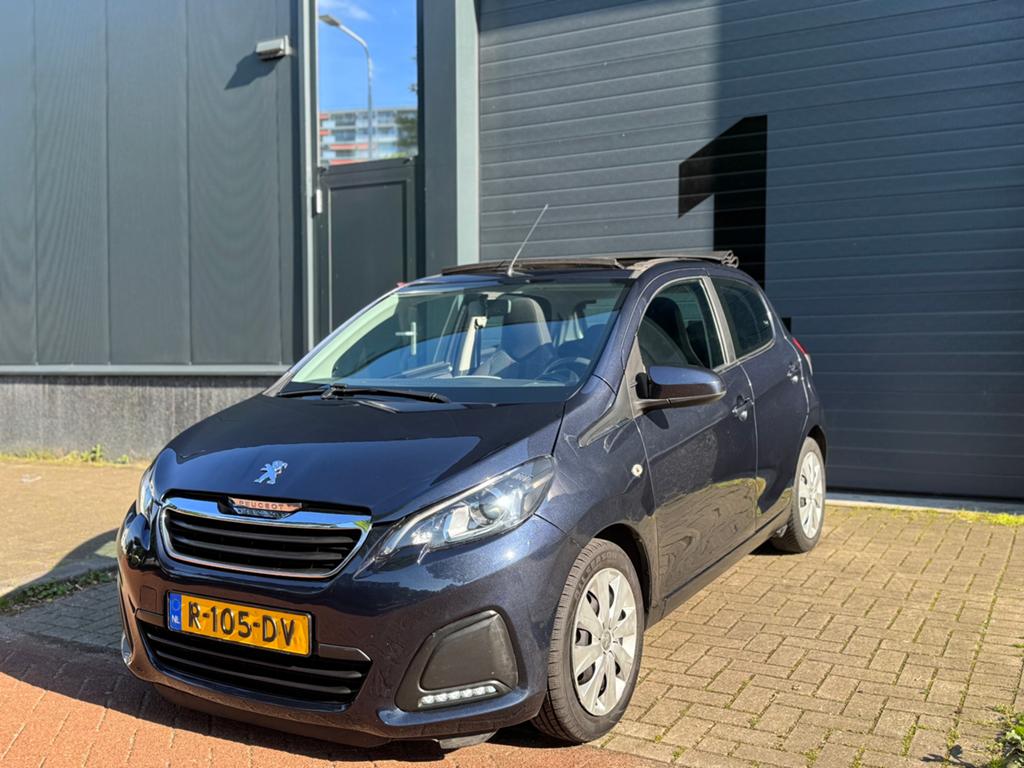 Peugeot 108 1.0 12V E-vti 51KW 5DR CABRIO NIEUWE APK! AIRCO!, Voorwielaandrijving, Euro 5, Stof, Start-stop-systeem