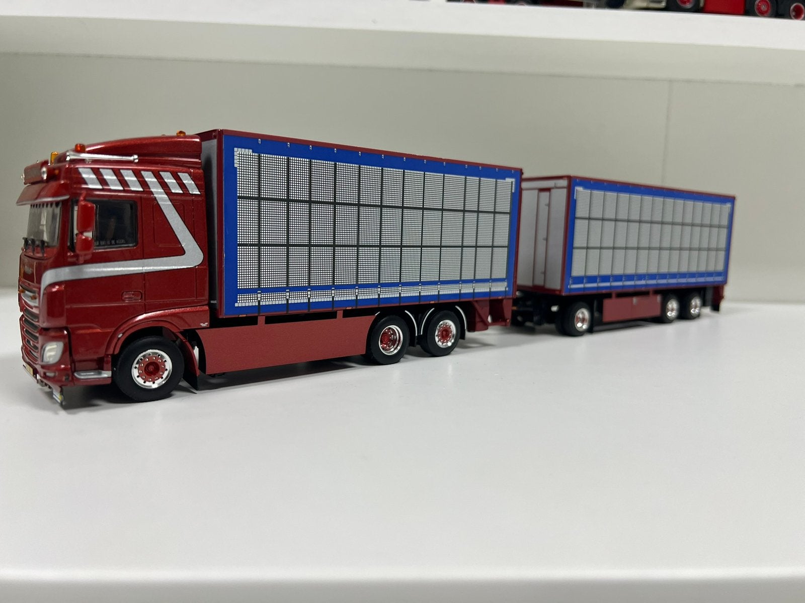 Wsi Daf Tijs de Koning, Hobby en Vrije tijd, Modelauto's | 1:50, Ophalen of Verzenden, Zo goed als nieuw, Bus of Vrachtwagen, Wsi