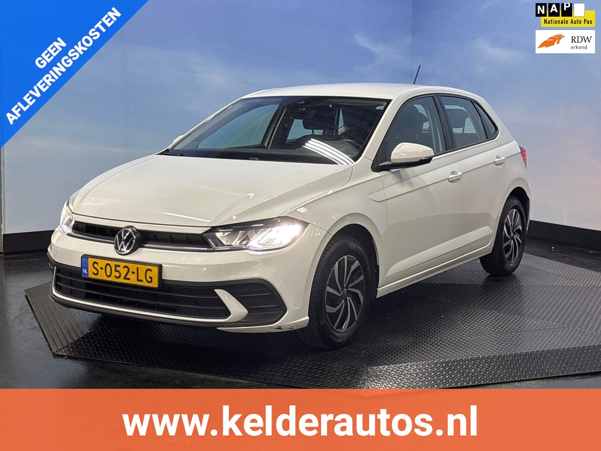 Volkswagen Polo 1.0 TSI Life Airco | ACC | Navi | DAB, Voorwielaandrijving, Stof, Gebruikt, Euro 6