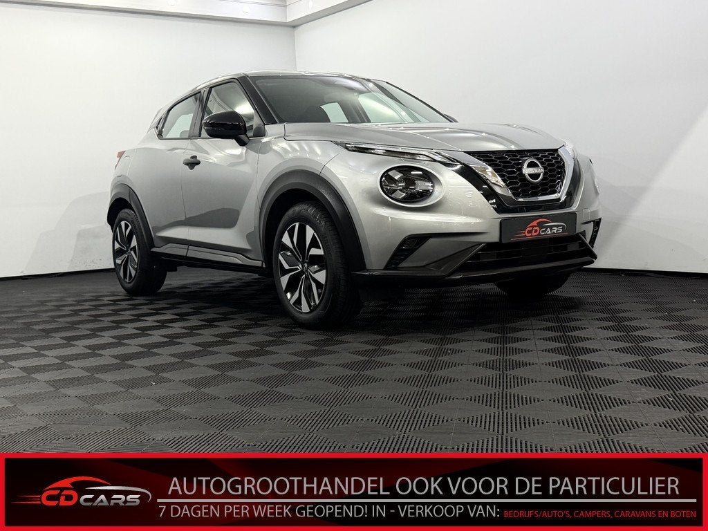 Nissan Juke 1.0 DIG-T Acenta Camera, Navi, Stoelverwarming,, Auto's, Nissan, Voorwielaandrijving, Stof, Gebruikt, 116 pk