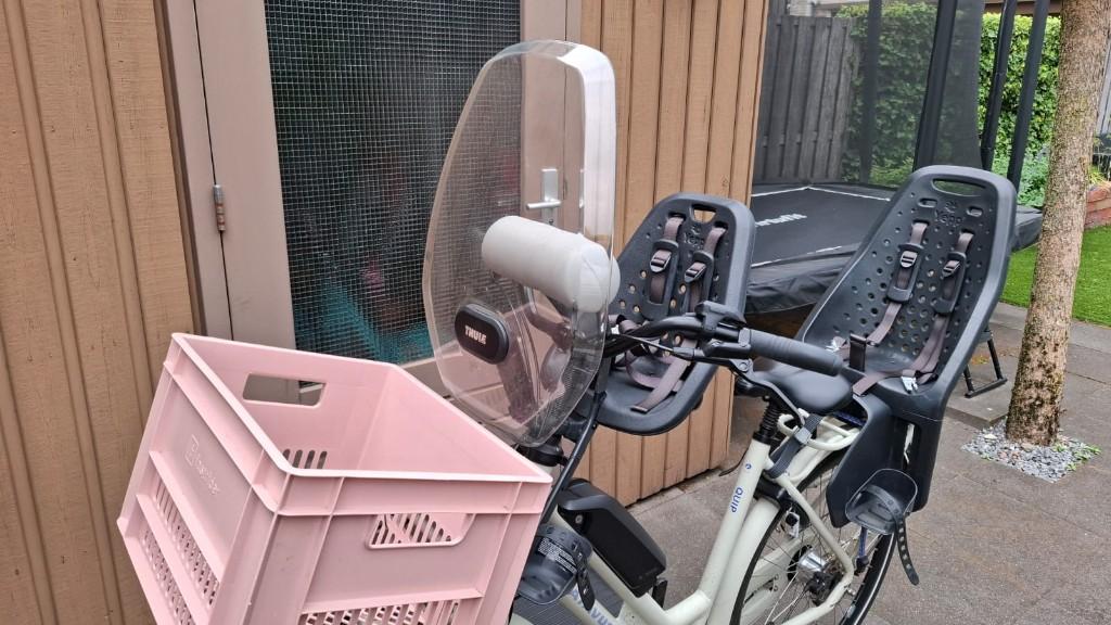 Voorzitje Yepp incl. windscherm en slaaprol, Fietsen en Brommers, Ophalen, Yepp, Voorzitje, 0 t/m 13 kg
