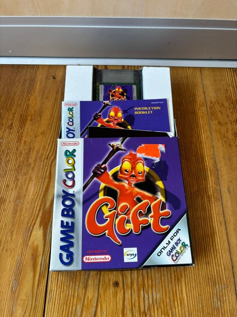 Gift - Nintendo Game Boy Color (CIB) - Compleet met doosje, Avontuur en Actie, Gebruikt, 1 speler, Ophalen of Verzenden