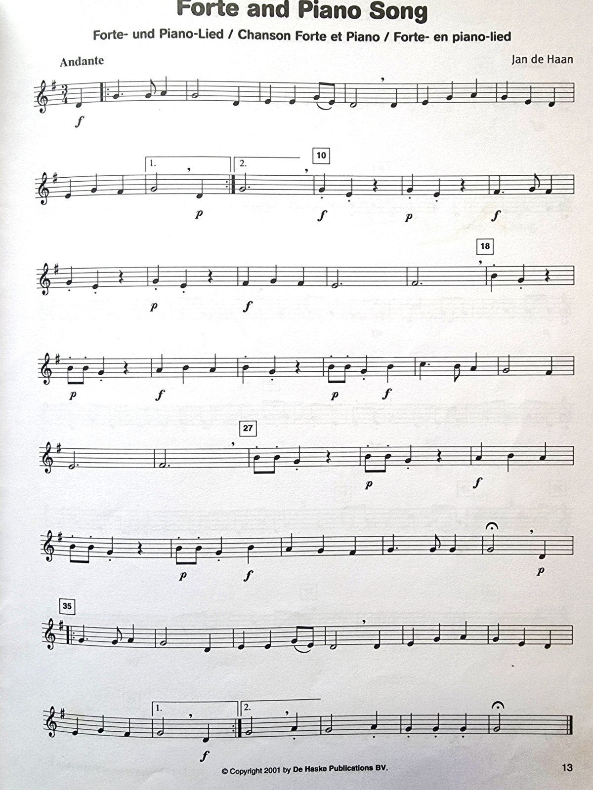 Band Time Starter - Trompet/Cornet/Bugel 1 (De Haske) Div53, Gebruikt, Verzenden, Les of Cursus, Trompet