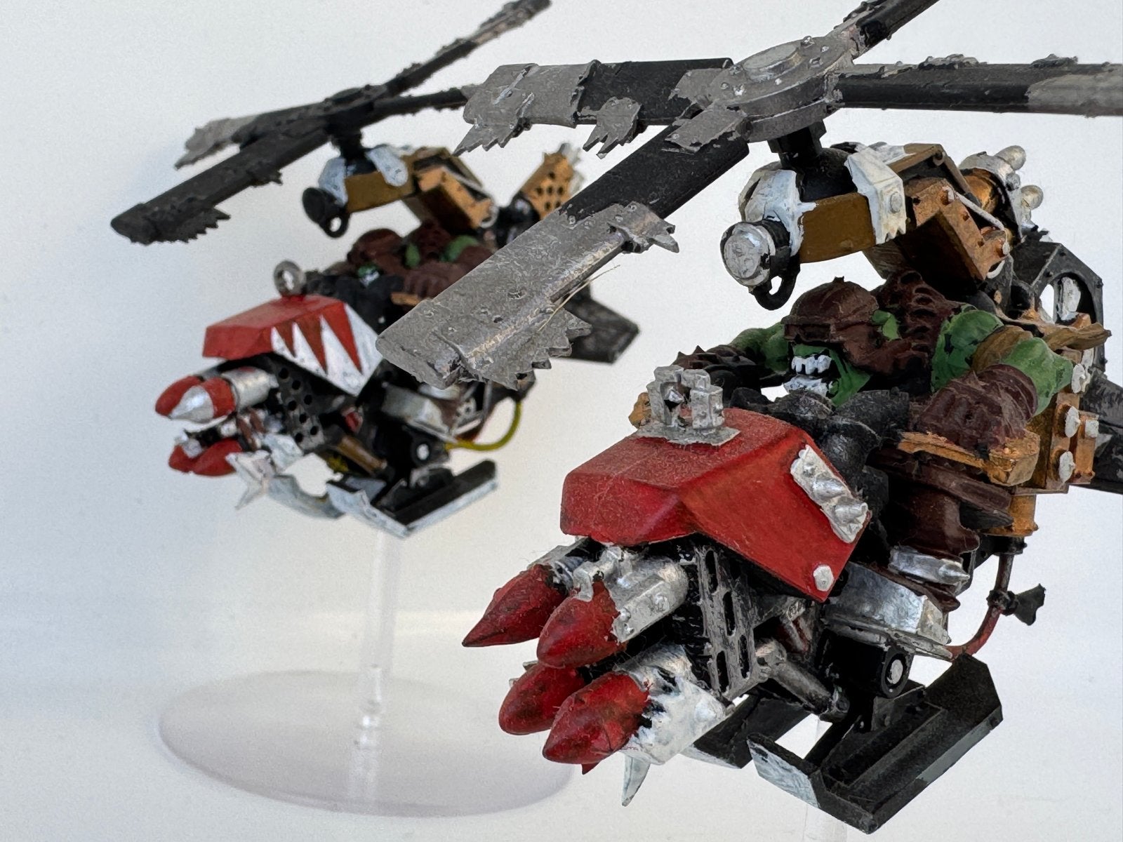 Warhammer 40k Ork Deffkopta - Geschilderd Modelbouw, Hobby en Vrije tijd, Ophalen, Gebruikt, Figuurtje(s), Warhammer 40000