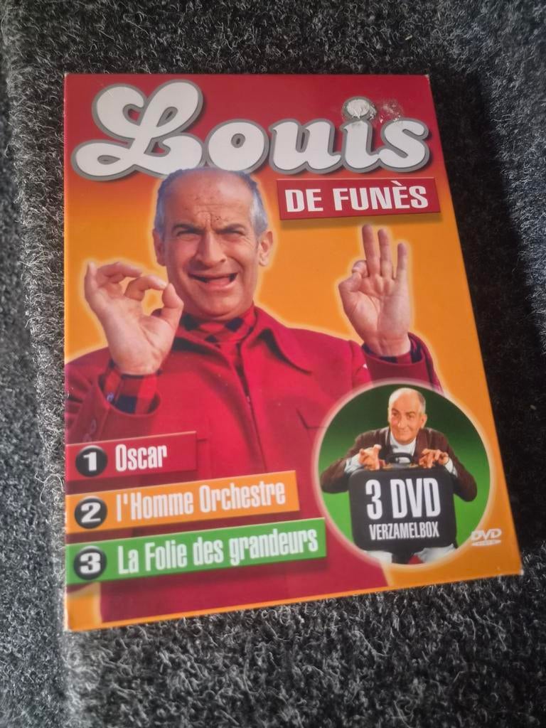 Louis de Funès 3 DVD Verzamelbox - Oscar, L'Homme Orchestre, Ophalen of Verzenden