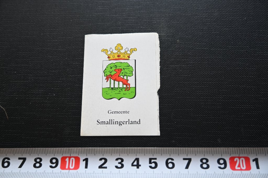 sticker wapen gemeente smallingerland *, Verzamelen, Stickers, Ophalen of Verzenden, Zo goed als nieuw