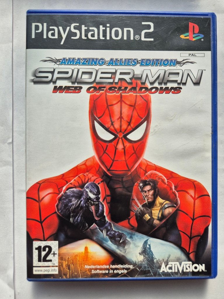 SPIDER-MAN web of shadows Amazing Allies Edition, Gebruikt, 1 speler, Racen en Vliegen, Ophalen of Verzenden