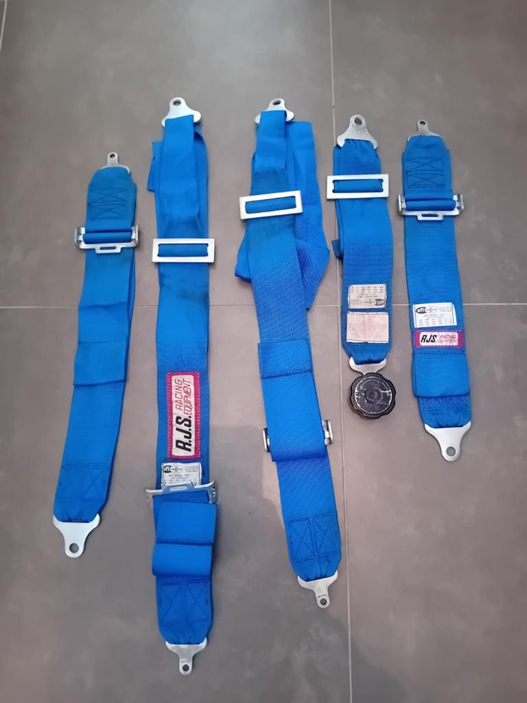 Race gordel blauw SFI, Auto diversen, Ophalen