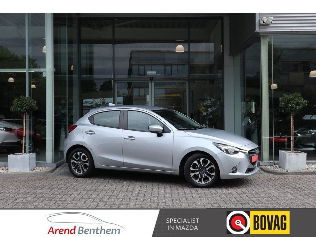 Mazda 2 1.5 Skyactiv-G Dynamic+ Airco / Cruise / Navi / LM-V, Auto's, Mazda, Bedrijf, Te koop, ABS, Airbags, Airconditioning, Alarm