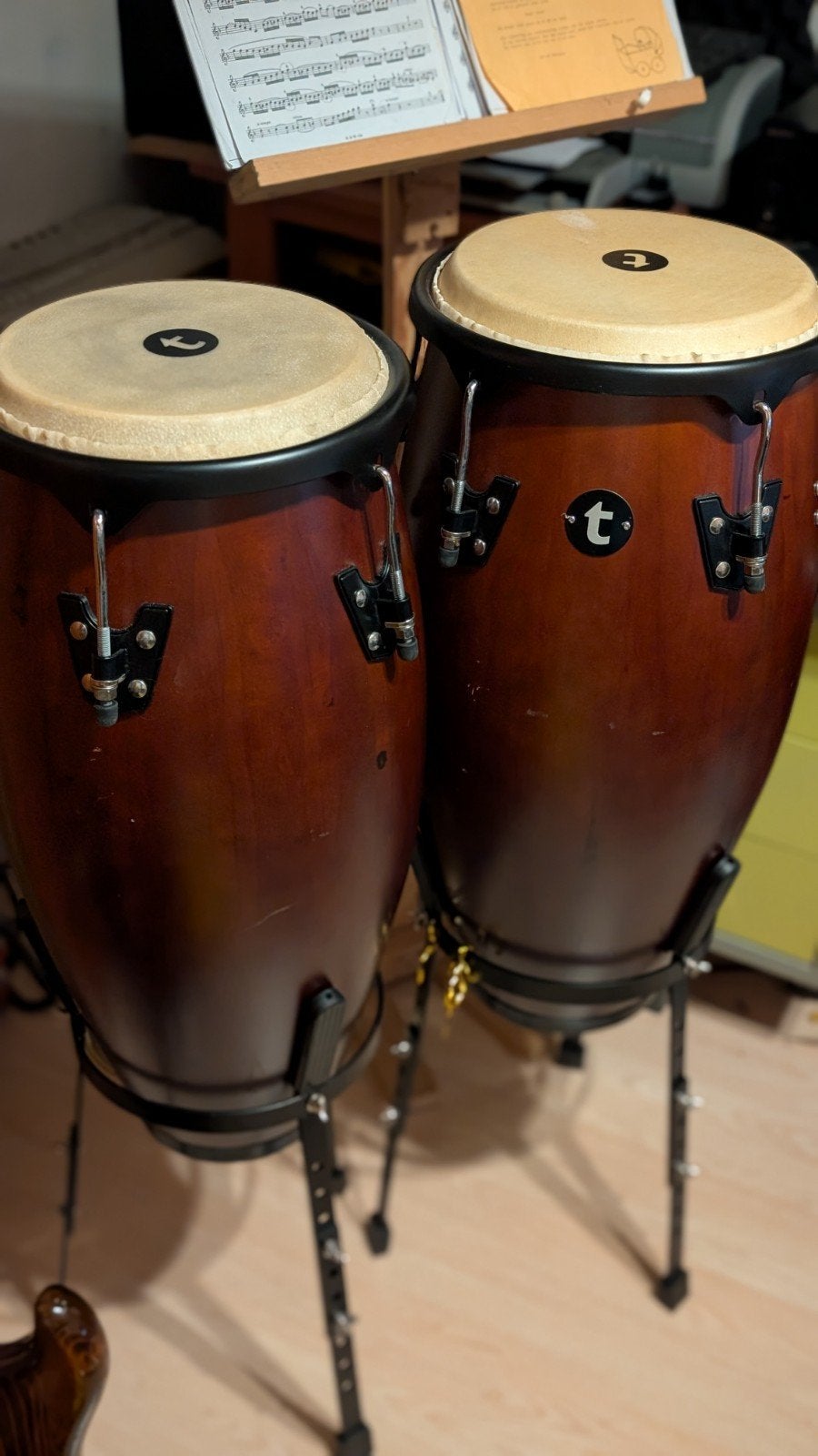 Thomann Conga Set met Stands, Muziek en Instrumenten, Ophalen, Zo goed als nieuw, Overige merken