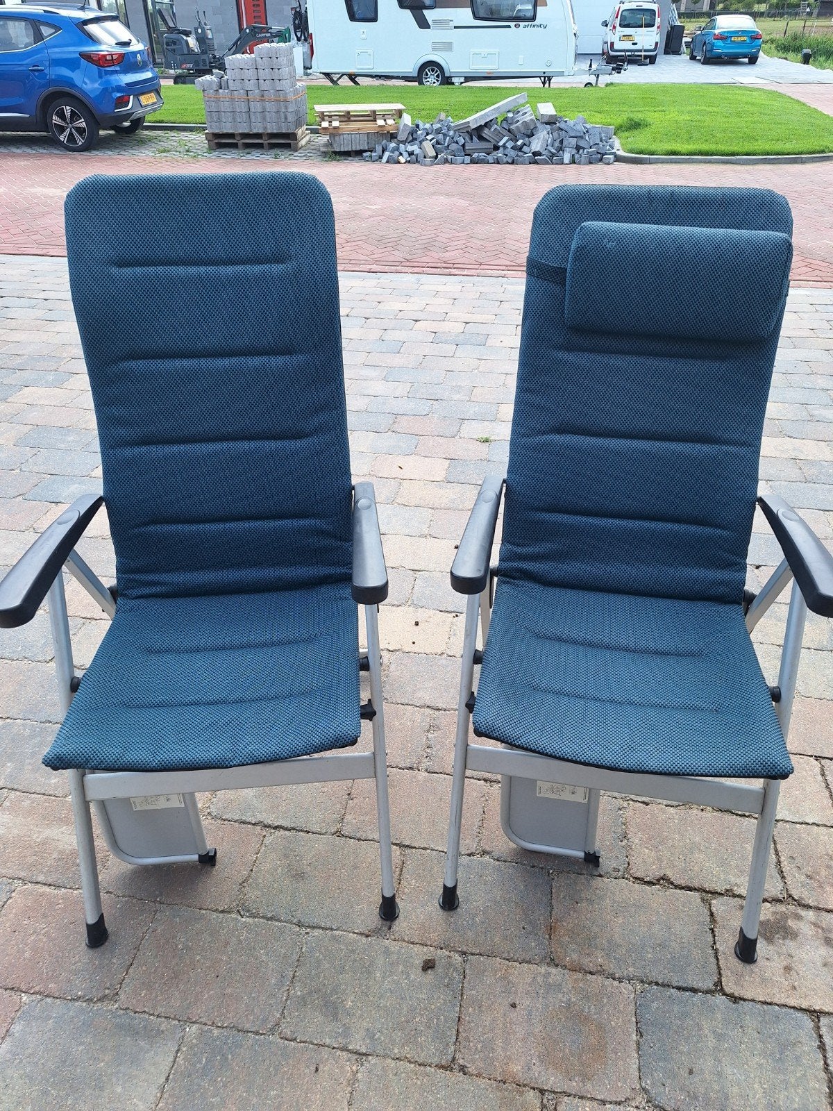 2 ANWB campingstoelen - zien er prima uit, Ophalen, Gebruikt, Campingstoel